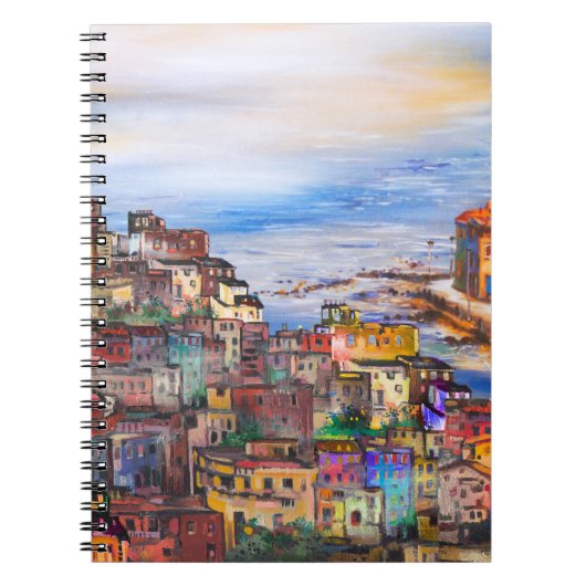 Het waterfront in Naplesitalie, napels, napoli, st Notitieboek (Voorkant)