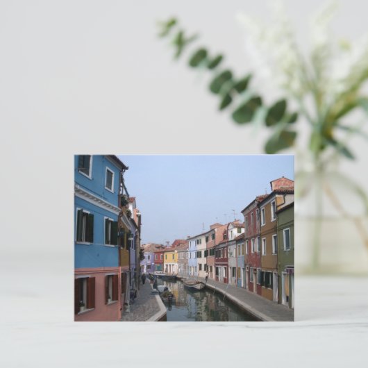 Het watermanieren van Venetië Briefkaart (Staand voorkant)