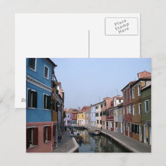 Het watermanieren van Venetië Briefkaart (Voorkant / Achterkant)