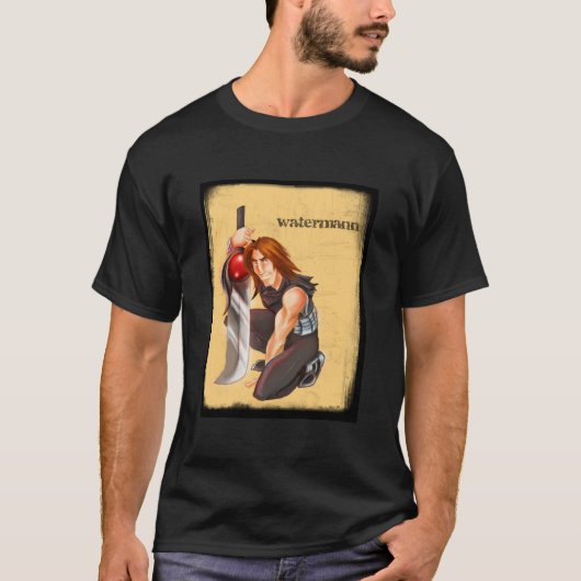 het watermann dark shirt (Voorkant)