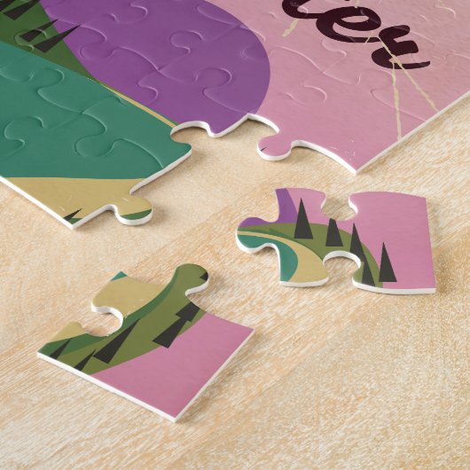 Het watermerendistrict Coniston Legpuzzel (Zijkant)