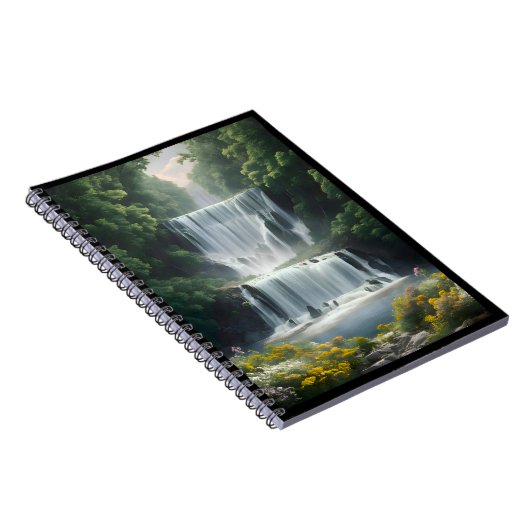 Het waterval landschap notitieboek (Rechterzijde)