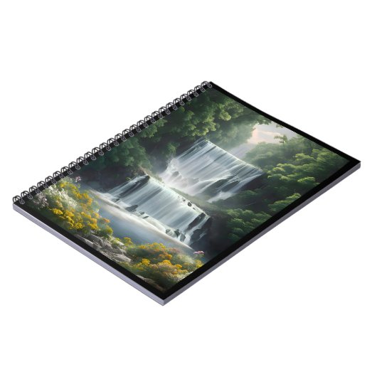 Het waterval landschap notitieboek (Linkerzijde)