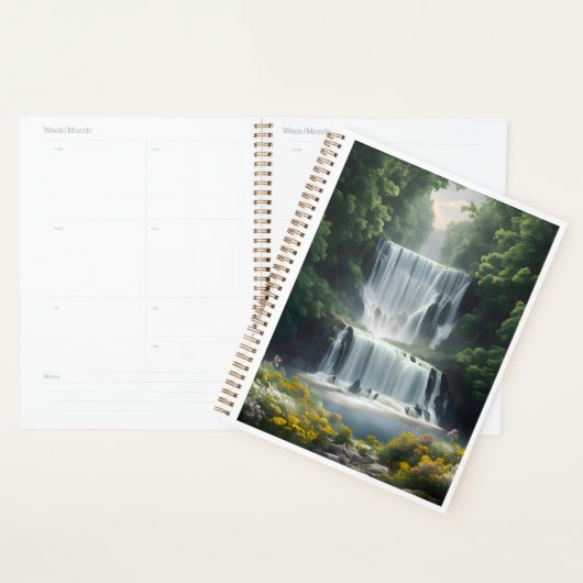 Het waterval landschap planner (Display)