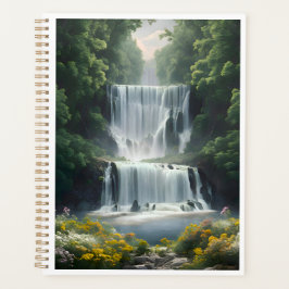 Het waterval landschap planner