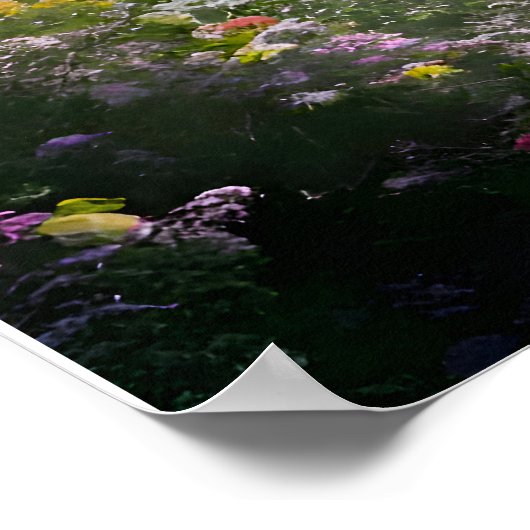 Het waterval landschap poster (Hoek)