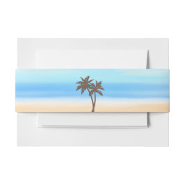 Het Waterverf Beach Wedding Collectie Uitnodigingen Wikkel