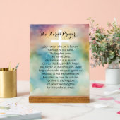 Het Waterverf Kruis van het Onze Vader Acryl Bord (Huwelijk)