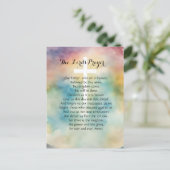 Het Waterverf Kruis van het Onze Vader Briefkaart (Staand voorkant)