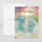 Het Waterverf Kruis van het Onze Vader Briefkaart (Voorkant / Achterkant)