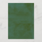 Het Waterverf Pine Tree Forest Wedding Collectie Advieskaart (Achterkant)