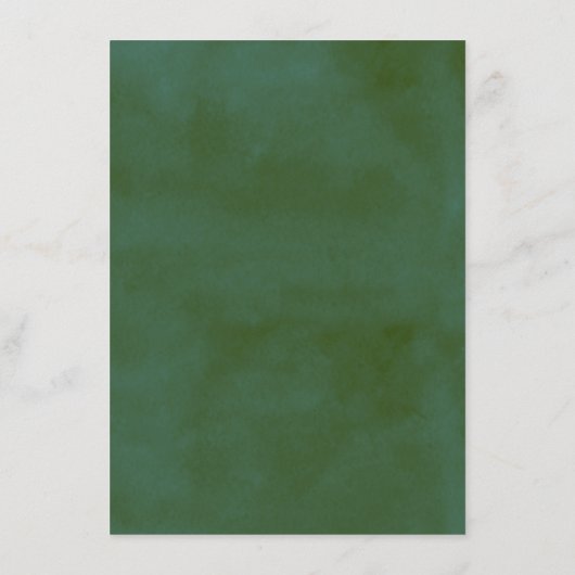 Het Waterverf Pine Tree Forest Wedding Collectie Advieskaart (Achterkant)