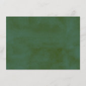 Het Waterverf Pine Tree Forest Wedding Collectie Advieskaart (Achterkant)