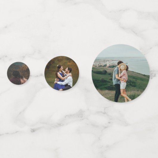 Het Waterverf Pine Tree Forest Wedding Collectie Confetti (Voorkanten)