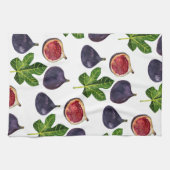 Het Waterverf schilderen van herfst Cijfers Theedoek (Horizontaal)