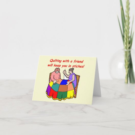 Het watteren met een vriend kaart (Voorkant)