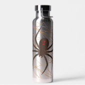 Het web van de spin waterfles (Links)