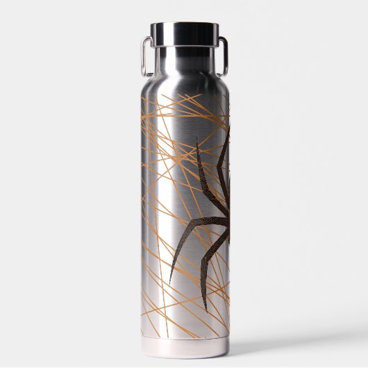 Het web van de spin waterfles (Voorkant)