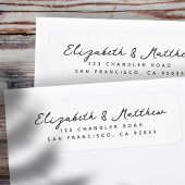 Het weddenschap Elegant Modern Manuscript Chic Ret Etiket