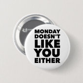 Het wederzijdse gevoel van de feeling ronde button 5,7 cm (Voorkant /achterkant)