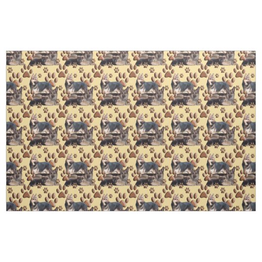 Het weefsel van de familie Shepherd Stof (Yard (91,4 cm))