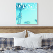 Het weekeinde vieren canvas afdruk (Insitu (Slaapkamer))