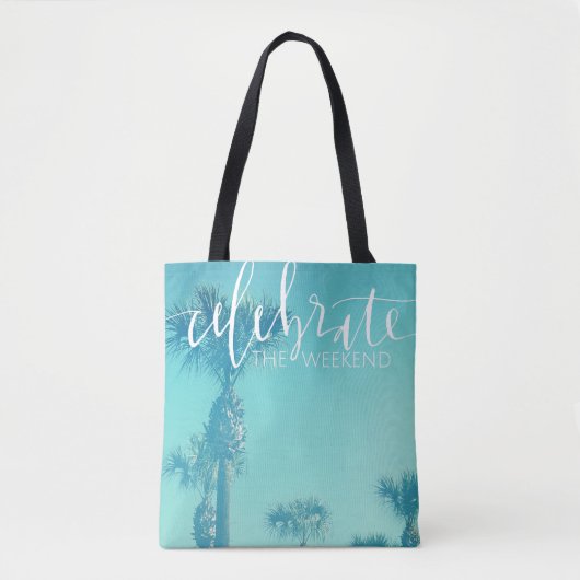 Het weekeinde vieren tote bag (Voorkant)