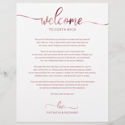 Het Weekend van de bruiloft Welkome Reisroute Eenv (Voorkant)