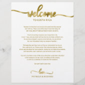 Het Weekend van de bruiloft Welkome Reisroute Eenv (Voorkant)