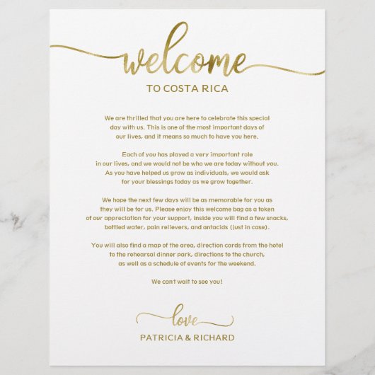 Het Weekend van de bruiloft Welkome Reisroute Eenv (Voorkant)