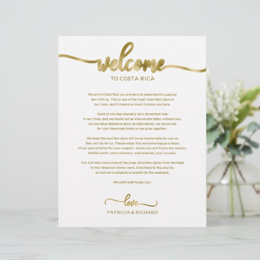 Het Weekend van de bruiloft Welkome Reisroute Eenv (Staand voorkant)