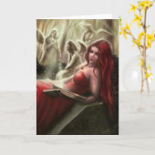 Het Weeping Angels Wenskaart Kaart (Gele Bloem)