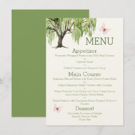 Het weeping Willow Wedding Suite 4,5-inch x 6,25-i Menu