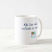 Het weer buiten is weer. koffiemok (Voorkant rechts)