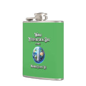 Het weer geeft vorm aan het leven. Wereld Meteorol Heupfles (Links)