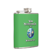 Het weer geeft vorm aan het leven. Wereld Meteorol Heupfles (Rechts)