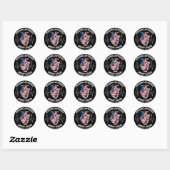 Het weer groot maken van slagaders Hartkatheterisa Ronde Sticker (Vel)