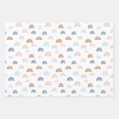 Het weer in baby shower Boho Inpakpapier Vel (Voorkant 3)