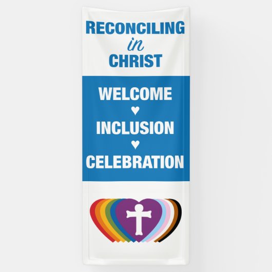 Het weer in elkaar brengen van de banner van de Ch (Verticaal)