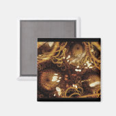 Het weer in Jackolantern Magneet (Voorkant / Achterkant)