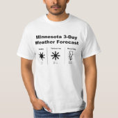 Het weer in Minnesota T-shirt (Voorkant)