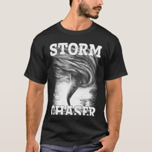 Het weer in storm Tornado Twister and Hurricane Ch T-shirt