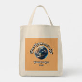 Het weer rust nooit. Wereld Meteorologische Dag. Tote Bag (Achterkant)
