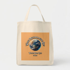 Het weer rust nooit. Wereld Meteorologische Dag. Tote Bag