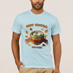 Het weer voor warme chocolademelk - Gezellige herf T-shirt