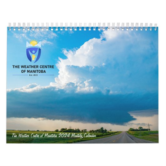 Het weercentrum van Manitoba 2024 Kalender (Hoes)