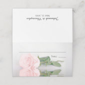 Het weerspiegelen van Blus roze rozenbruine wedden Plaatskaartje (Buitenkant ongevouwen)