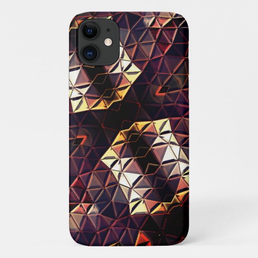 Het weerspiegelen van driehoeken die vreemde vorme Case-Mate iPhone case (Achterkant)