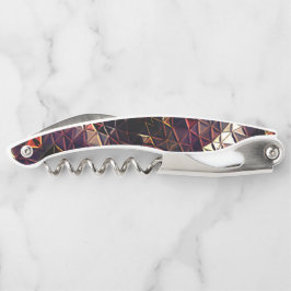 Het weerspiegelen van driehoeken die vreemde vorme kurkentrekker