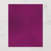 Het weerspiegelen van het Roos van Magenta nodigt (Achterkant)